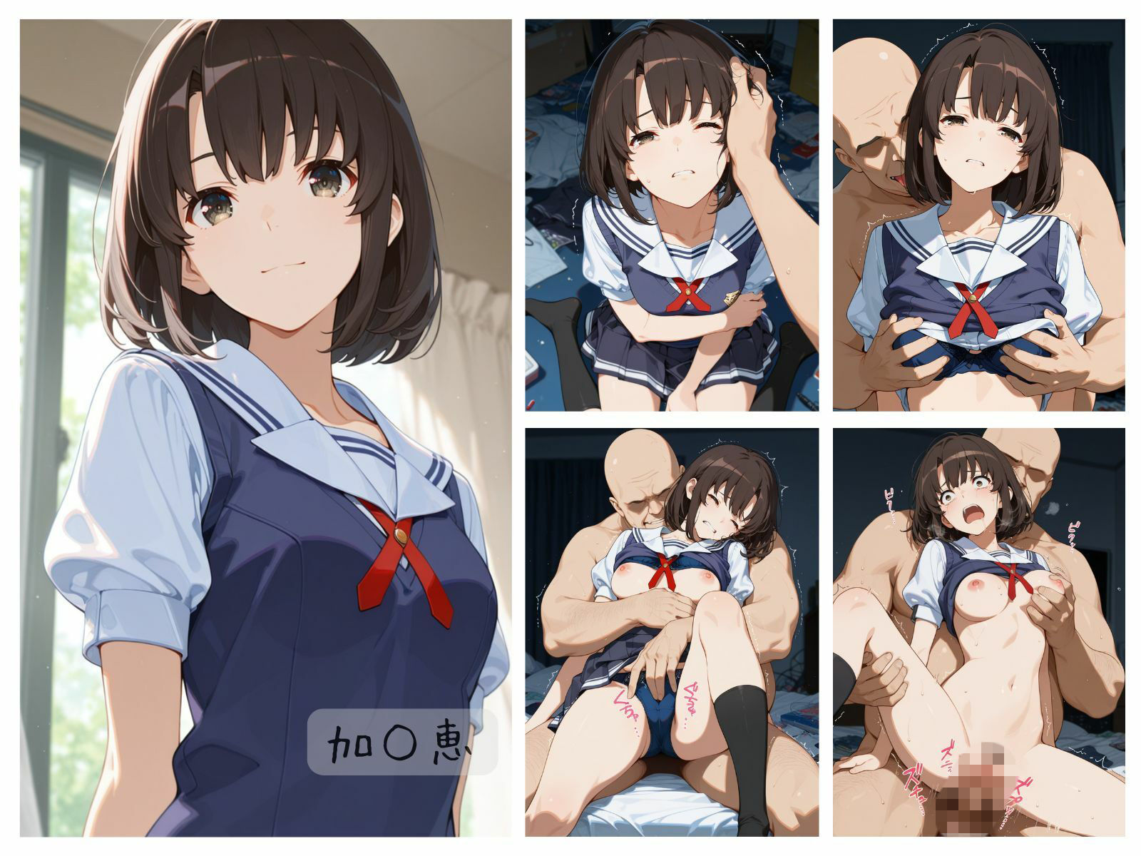 冴えない彼女わからせまとめ - サンプル画像 1