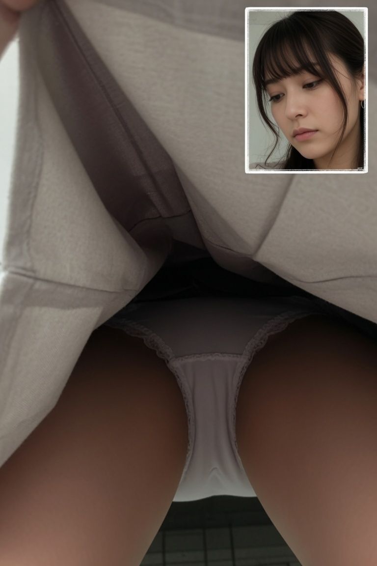 いろいろなお姉さんの逆さ撮り1 - サンプル画像 1