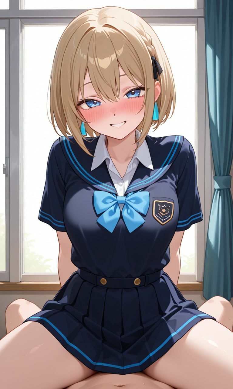 兄とヤってる妹は意外と多いらしい！？17学生服2 - サンプル画像 9