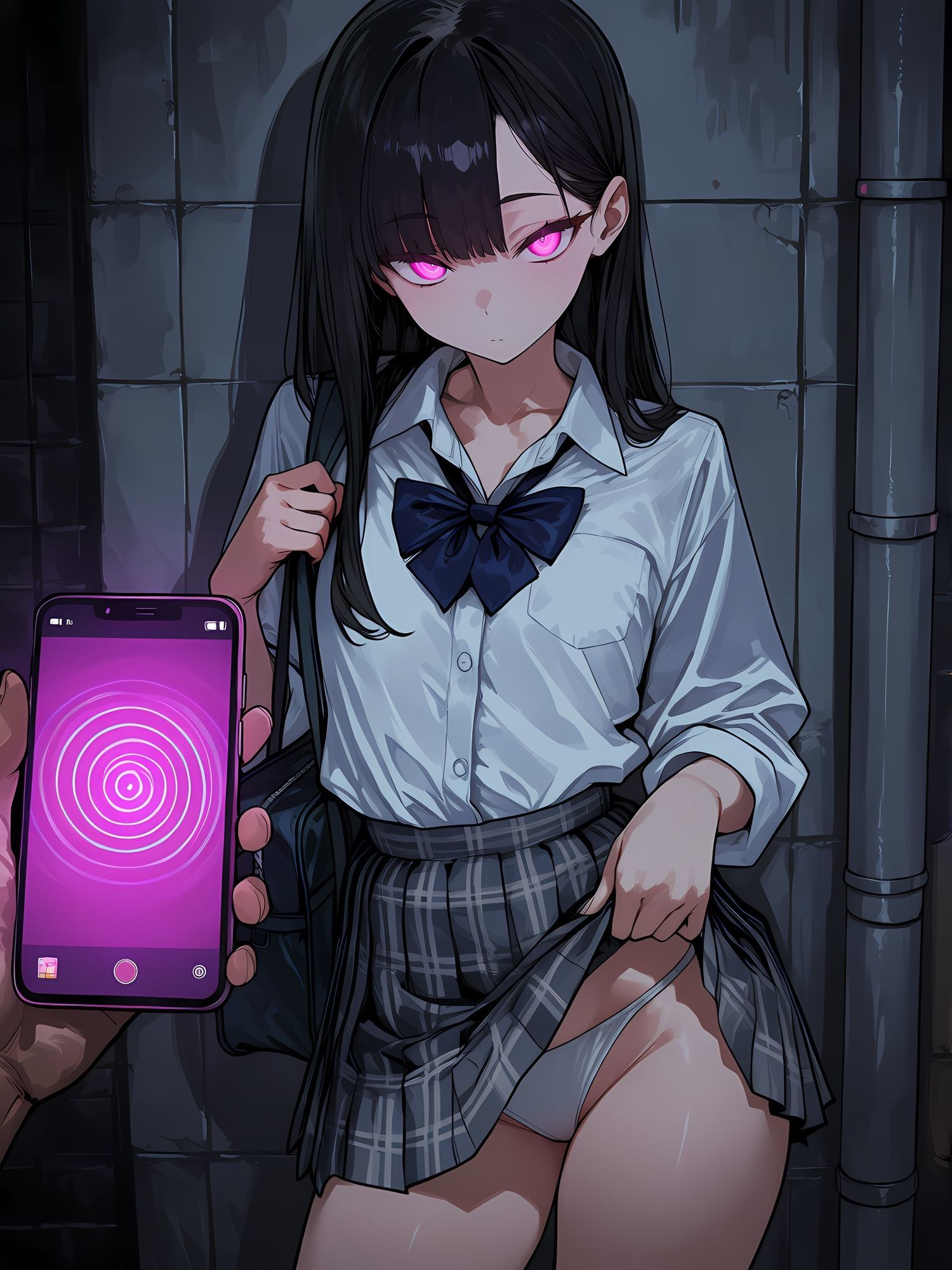 狙われたお嬢様学園 催●アプリでヤリ放題 - サンプル画像 1