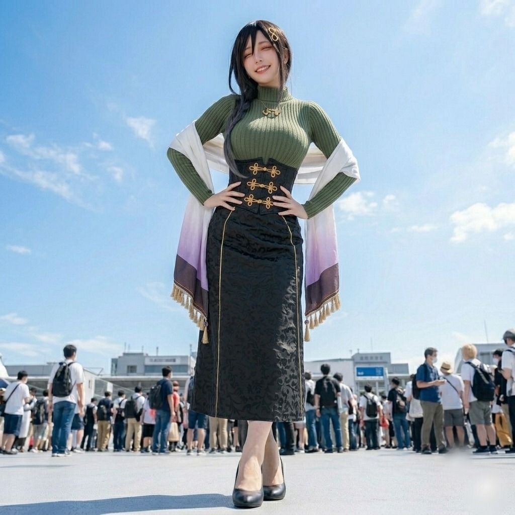 【脱衣コス】白〇巴/に〇さんじ 写真集 グラビア - サンプル画像 8