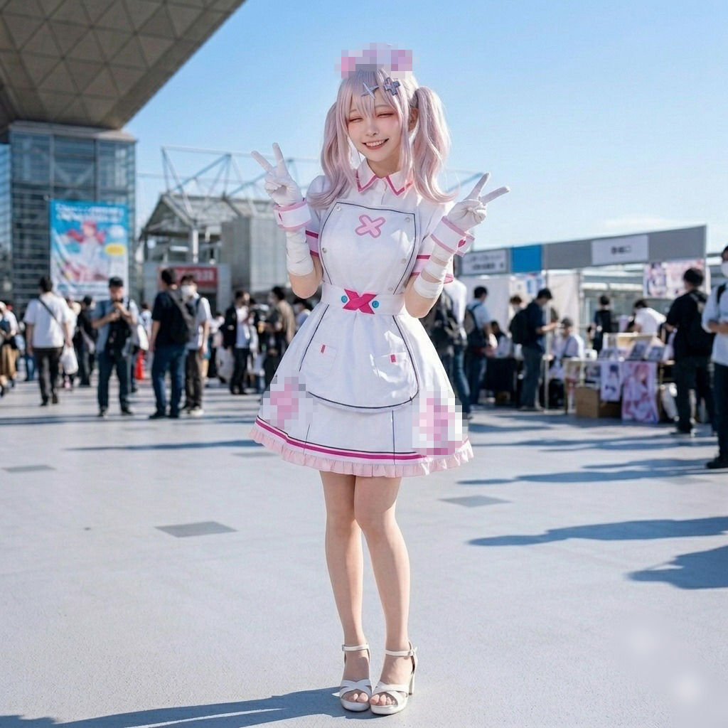 【脱衣コス】健屋〇那/に〇さんじ 写真集 グラビア - サンプル画像 3
