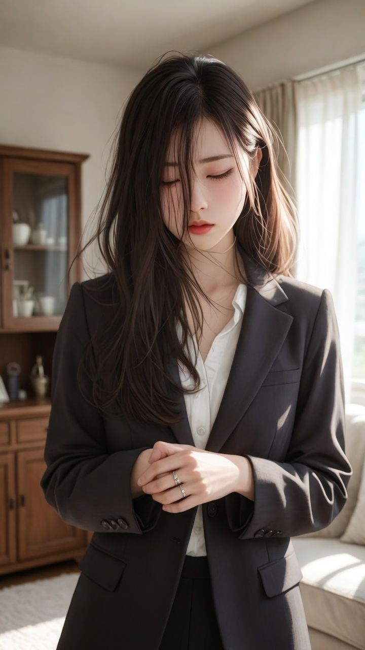 働く美人女性  透明人間に悪戯されて潮吹き絶頂 - サンプル画像 2