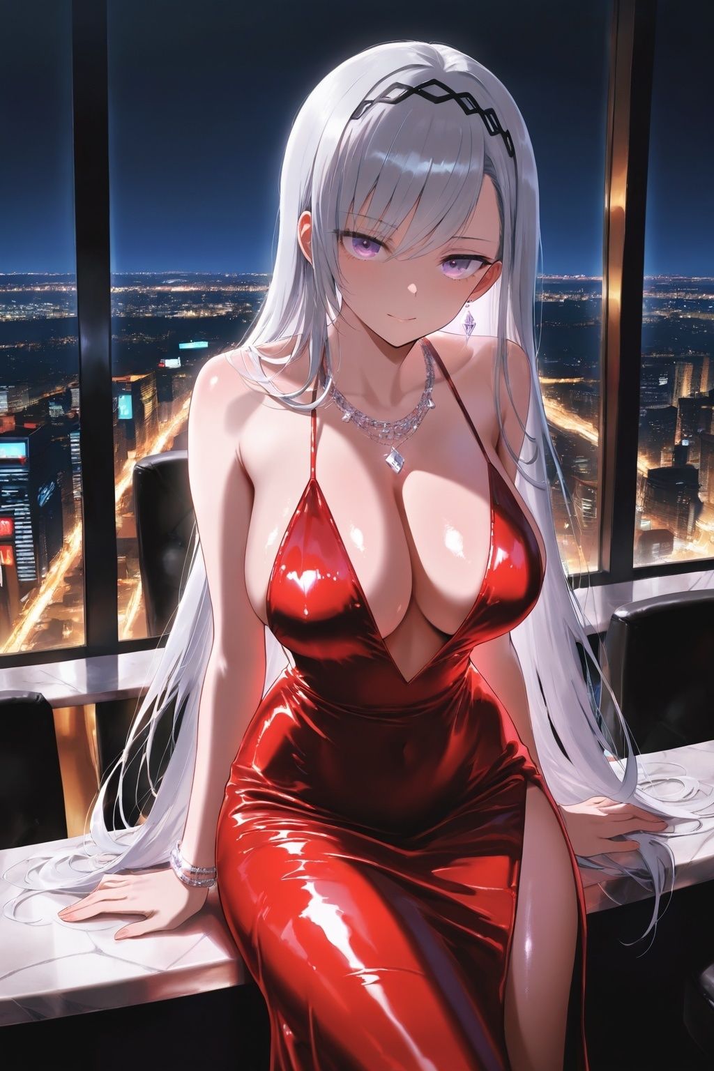 キャバクラで働いている鬼〇院楓花と、高級ホテルの一室でヤリまくった話 - サンプル画像 1