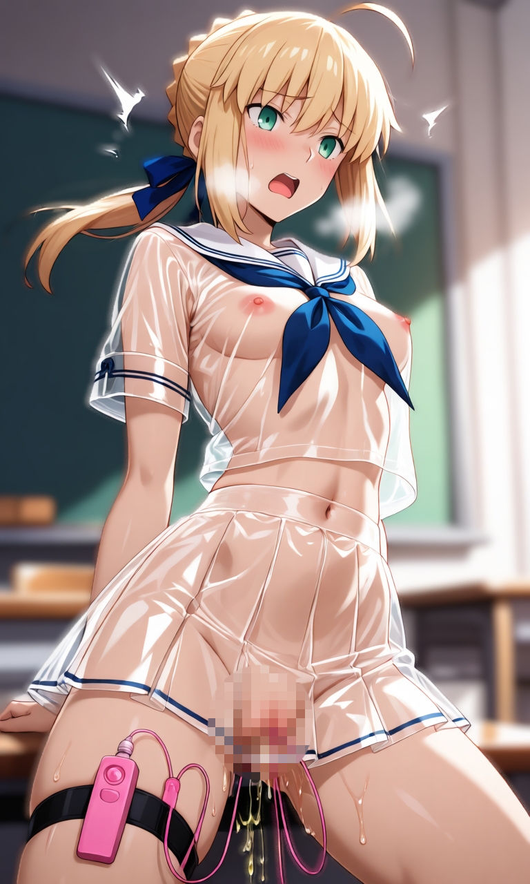 セ〇バー  スケスケセーラー服でHな日常 - サンプル画像 3