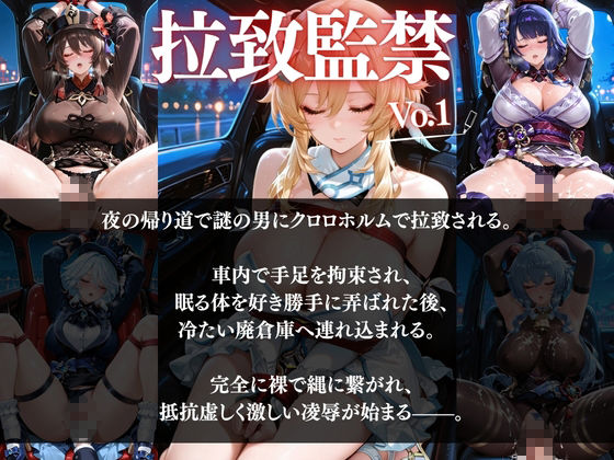 夜道の帰り道 〜クロロホルムで拉致され生中出し〜 - サンプル画像 1