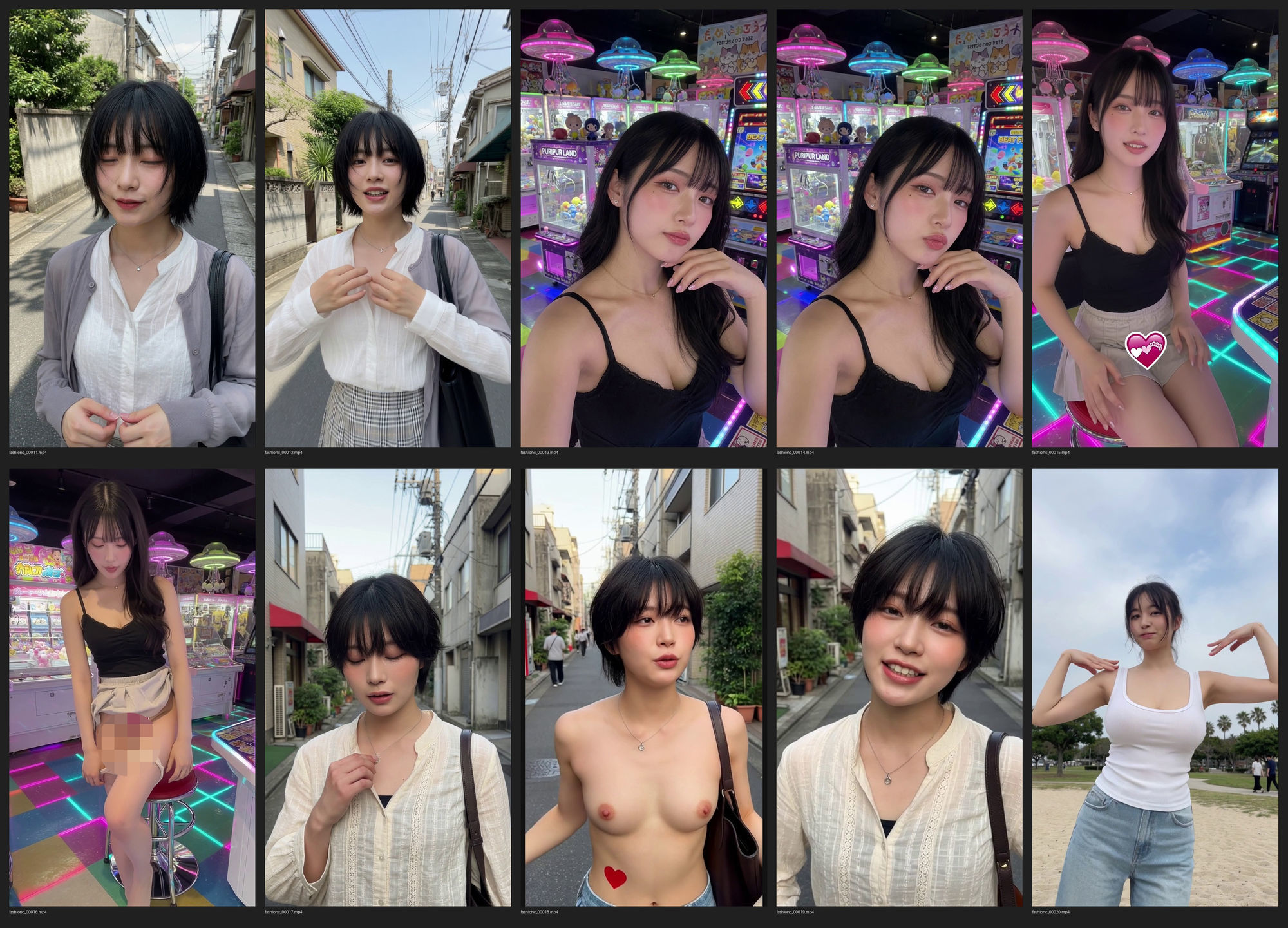 最新AI！  今日のコーデ？裸が一番！上も下も脱いでみた＋他  約9分 - サンプル画像 2