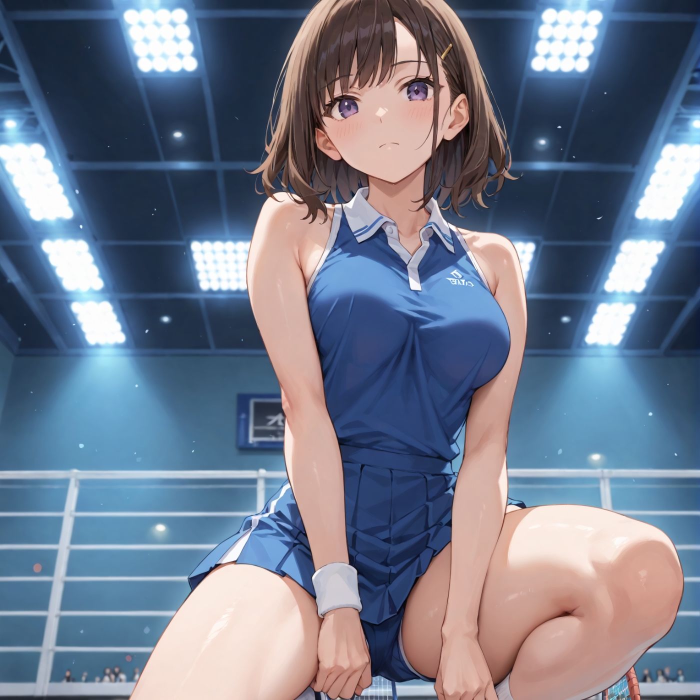 学園性活！ユニフォームに滲む汗 テニス部の本気がエロい6【汗かく美少女の厳選CG233枚収録】スマホ向け - サンプル画像 10