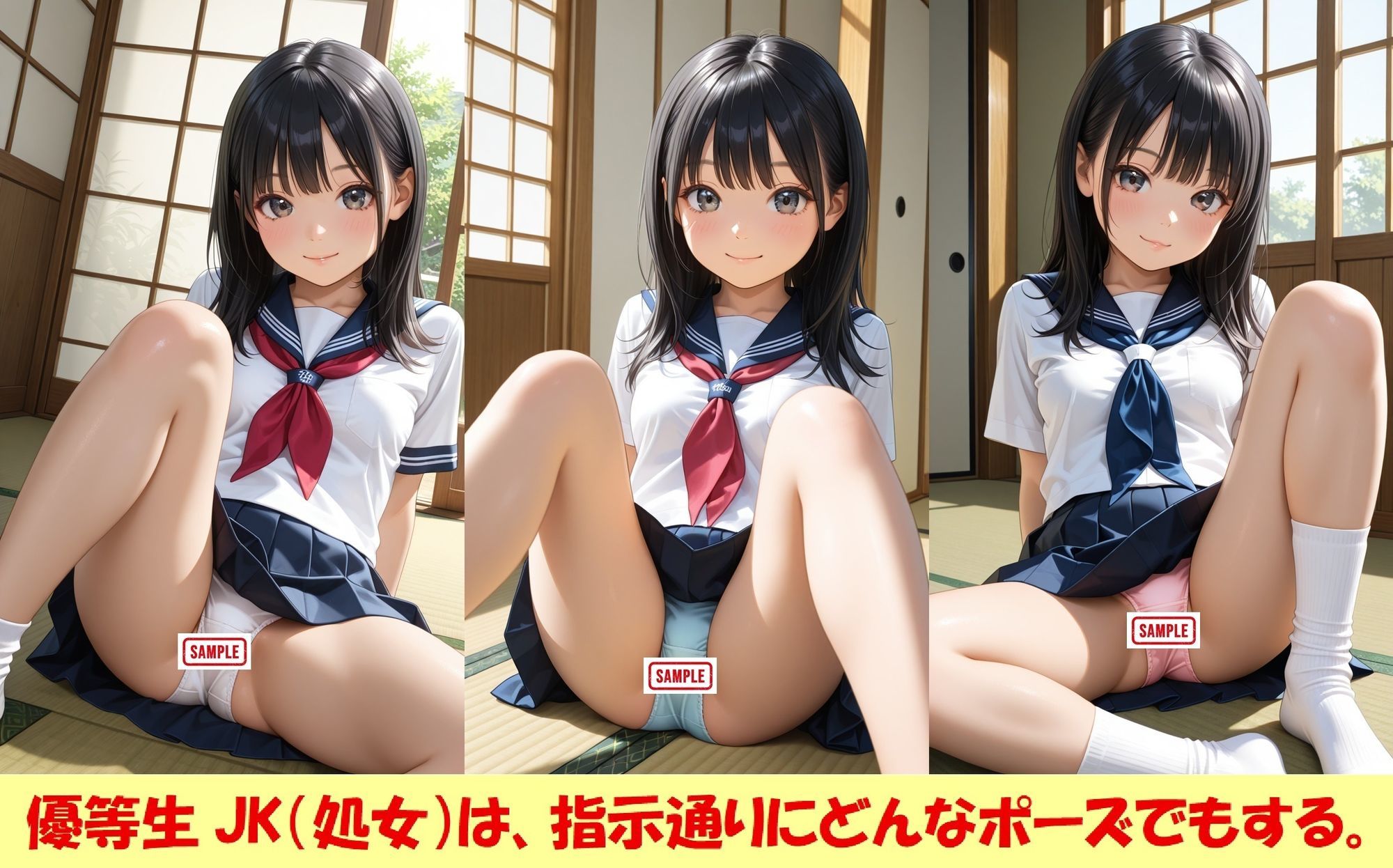 現役JKが撮影会でパンチラを撮られ生涯オカズ化6―優等生のハメ撮り― - サンプル画像 2