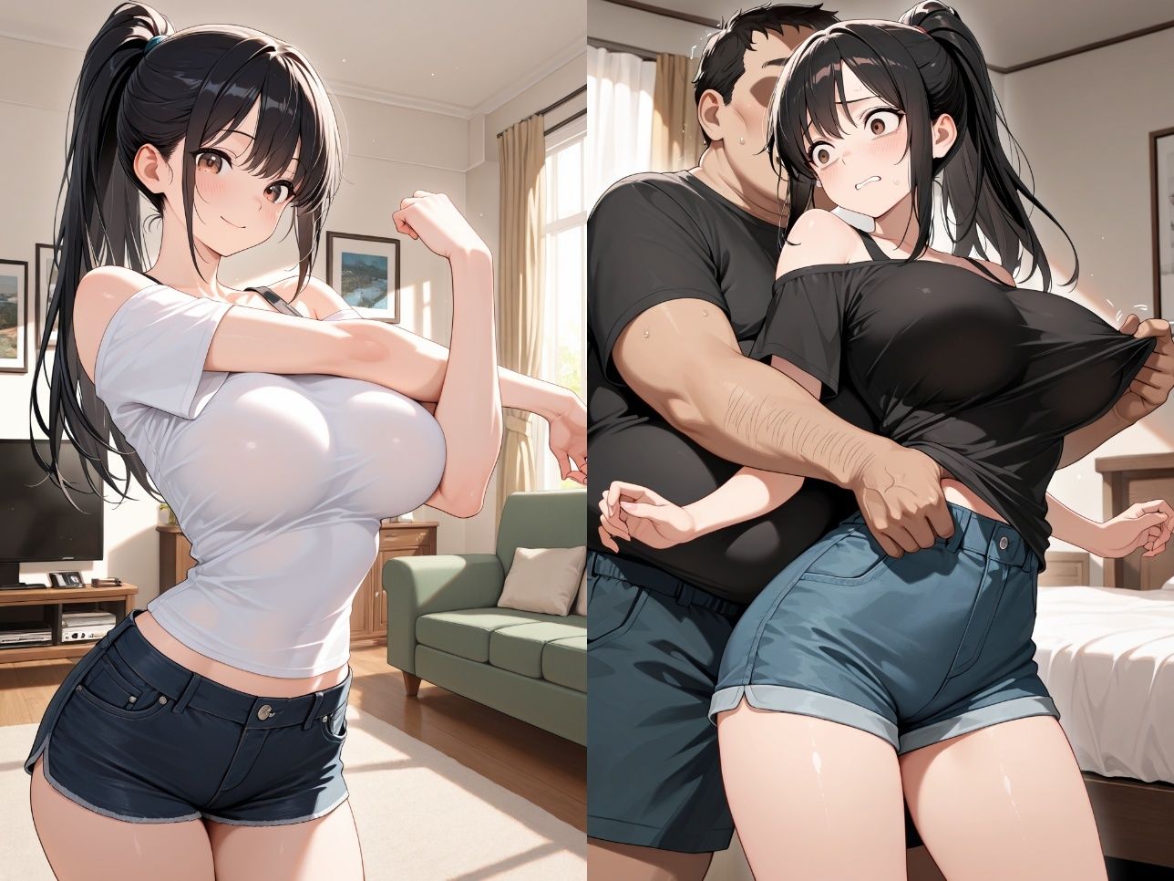 種付けNTR〜彼氏の家でパパにメス堕ちした陸上部彼女〜 - サンプル画像 5
