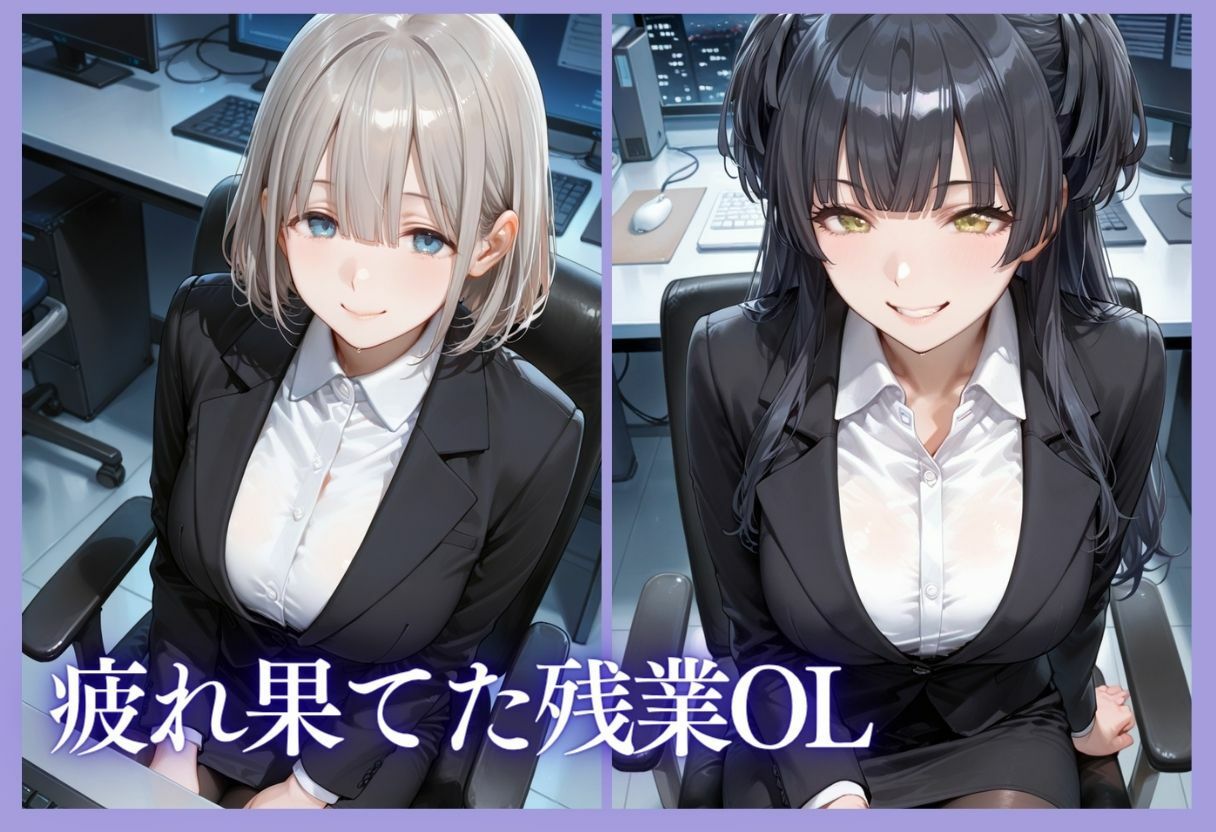 深夜残業OL 〜我慢の限界を迎えた同僚にオフィスで犯●れ、事後即2回戦中出しされるまでVol.11 - サンプル画像 4