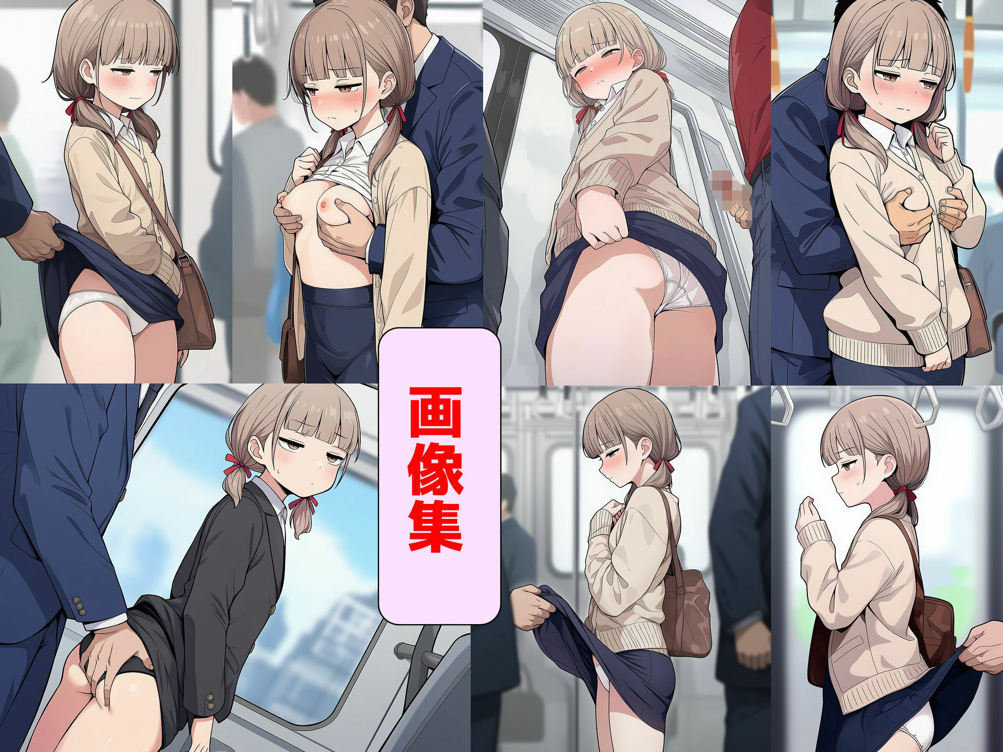 日替わりさゆりさんの通勤＆職場  短編漫画＋画像集 - サンプル画像 3