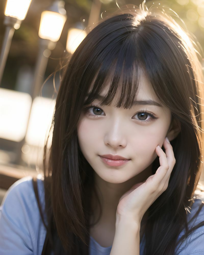 AI美少女写真集 Clothed YUKI-（5）〜透明感あふれる清楚さが輝く公園デート〜 - サンプル画像 2