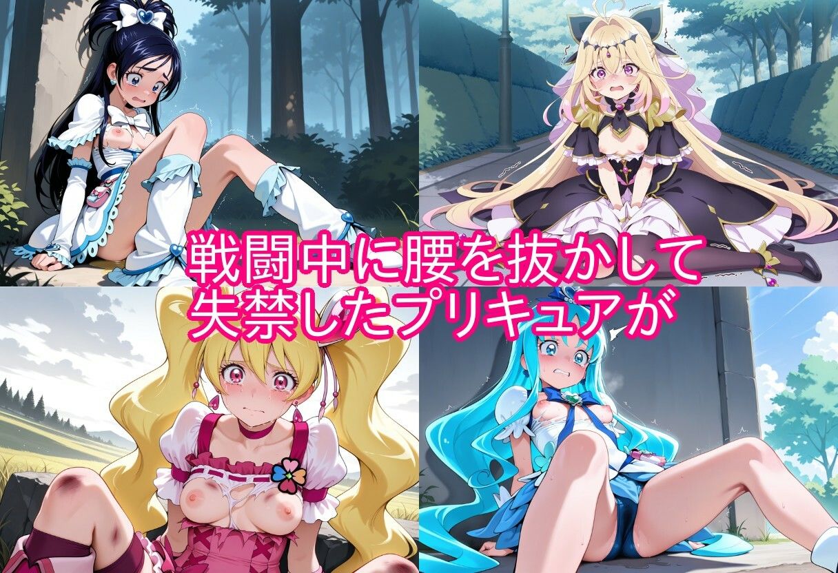 プリキュアの命乞い 何でもします、許してください… - サンプル画像 1