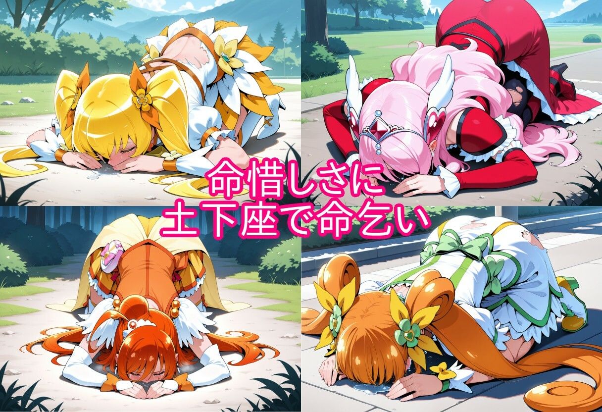 プリキュアの命乞い 何でもします、許してください… - サンプル画像 2