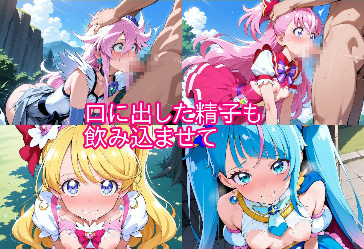 プリキュアの命乞い 何でもします、許してください… - サンプル画像 4