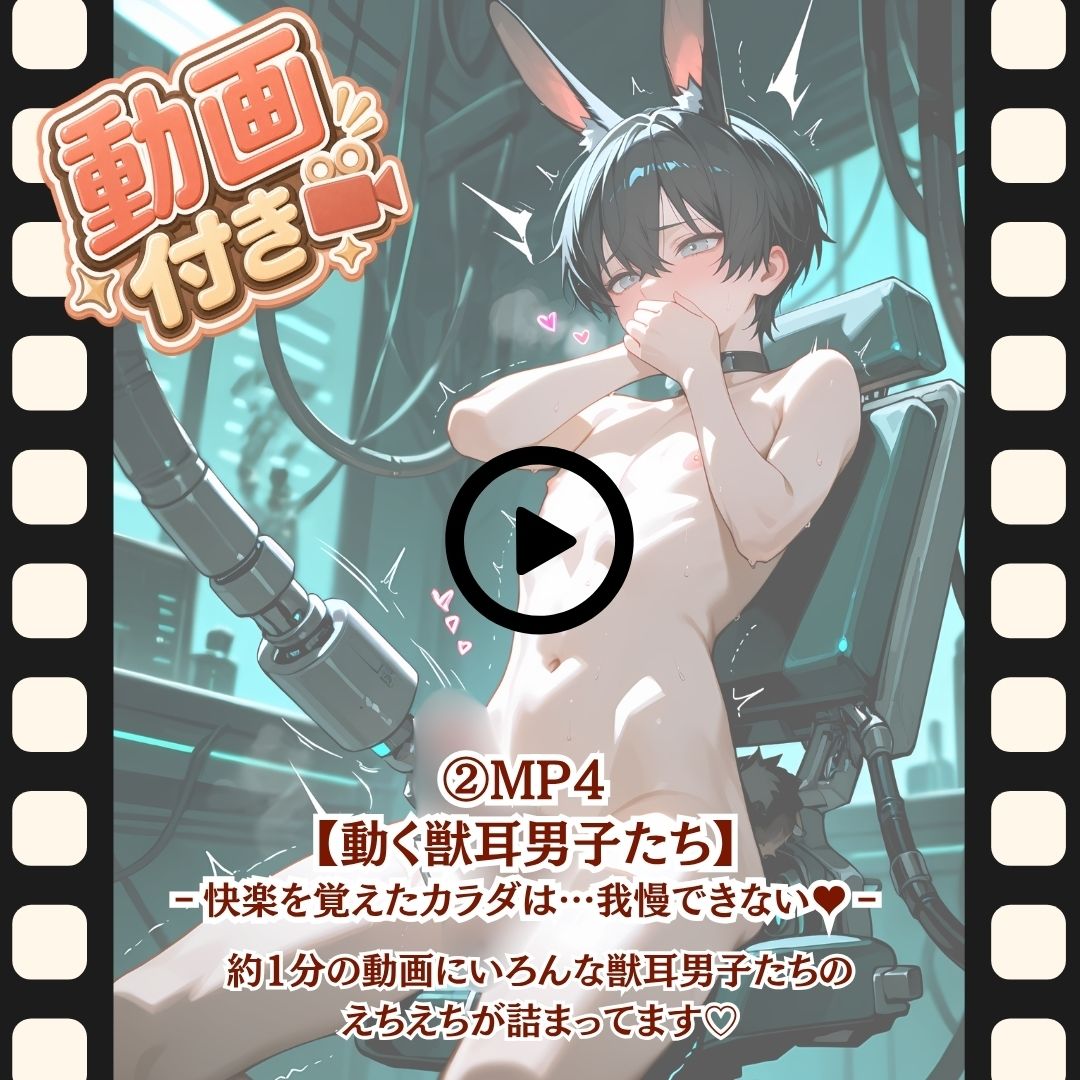 008.【獣耳生体記録室】動画付き - サンプル画像 3