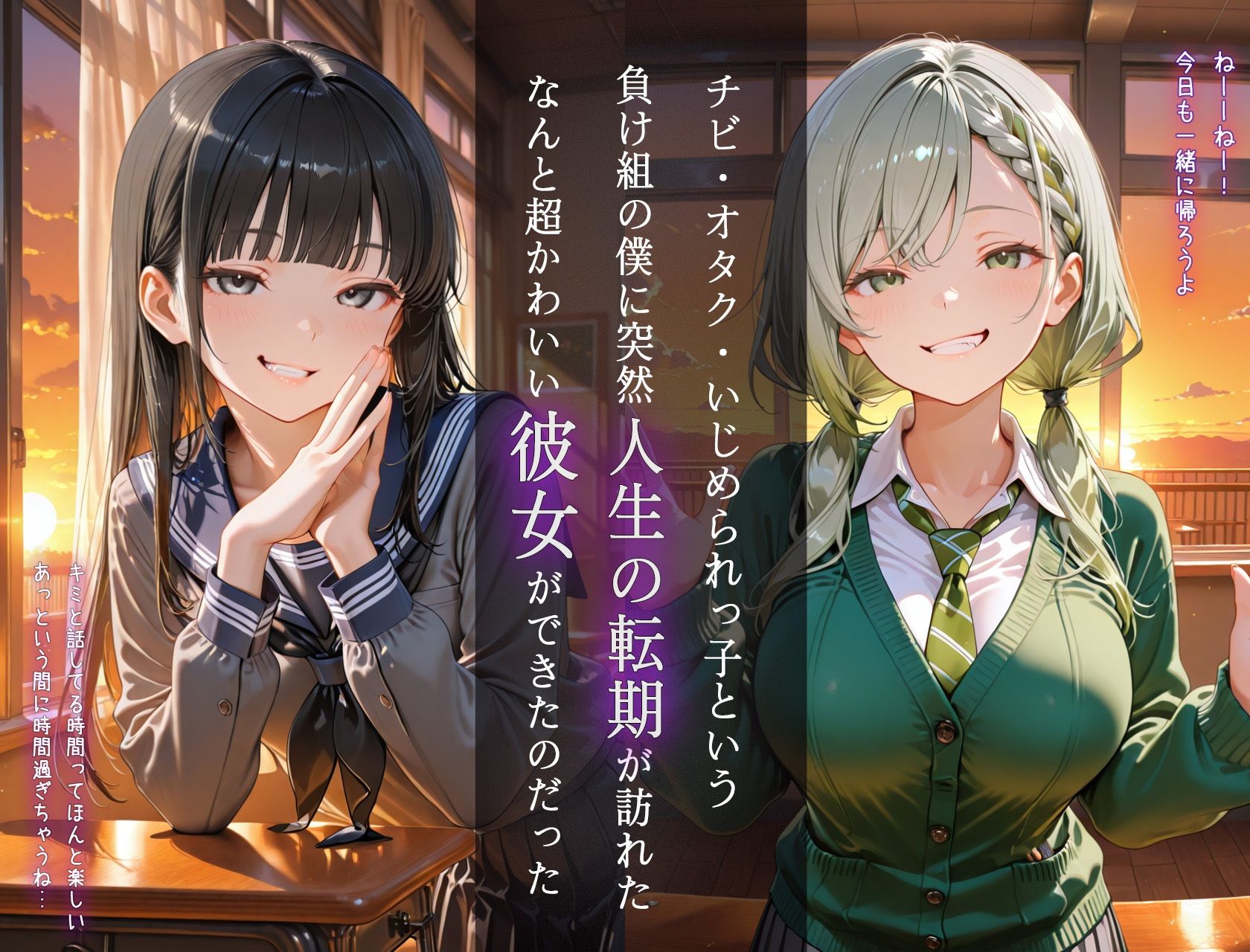 隠れドSのJKオタク彼女に性癖歪められて搾精されまくった話 - サンプル画像 1