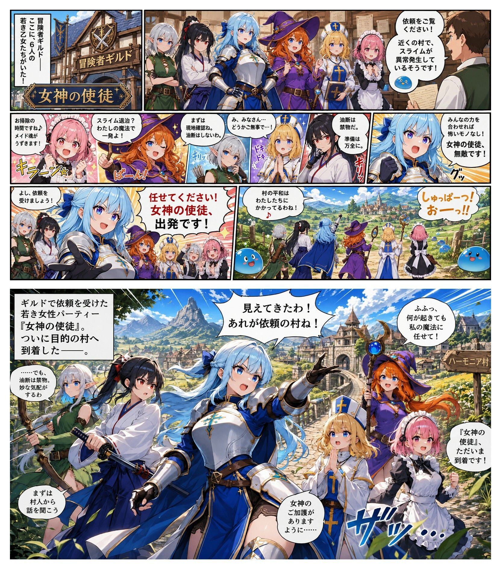 スライムの逆襲 -触手の魔の手- - サンプル画像 8