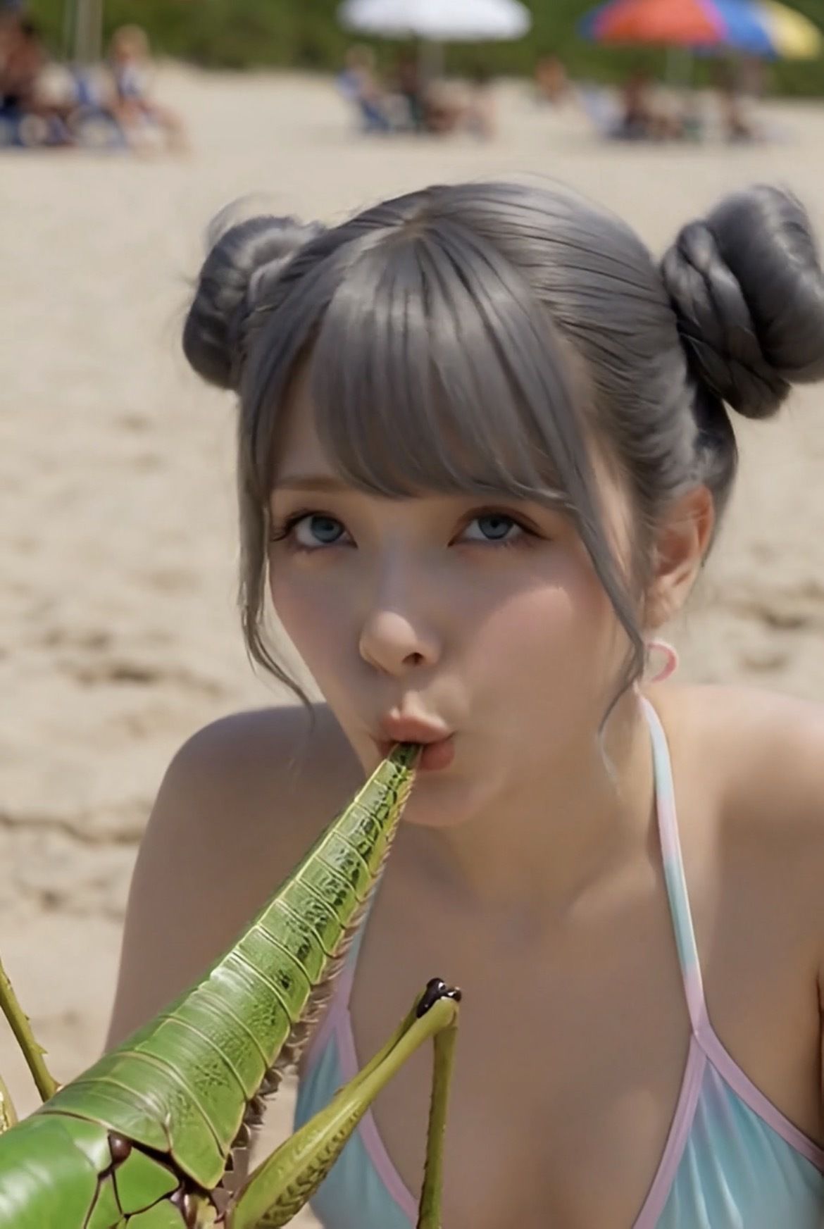 蟲姦フェラ狂い〜バッタちんぽを貪る女たち〜 - サンプル画像 8