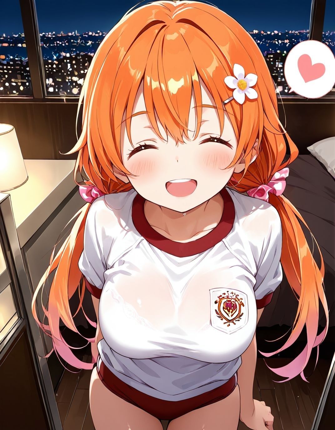 どこでもセックスするのが当たり前になっちゃった世界 赤ブルマ編 - サンプル画像 1