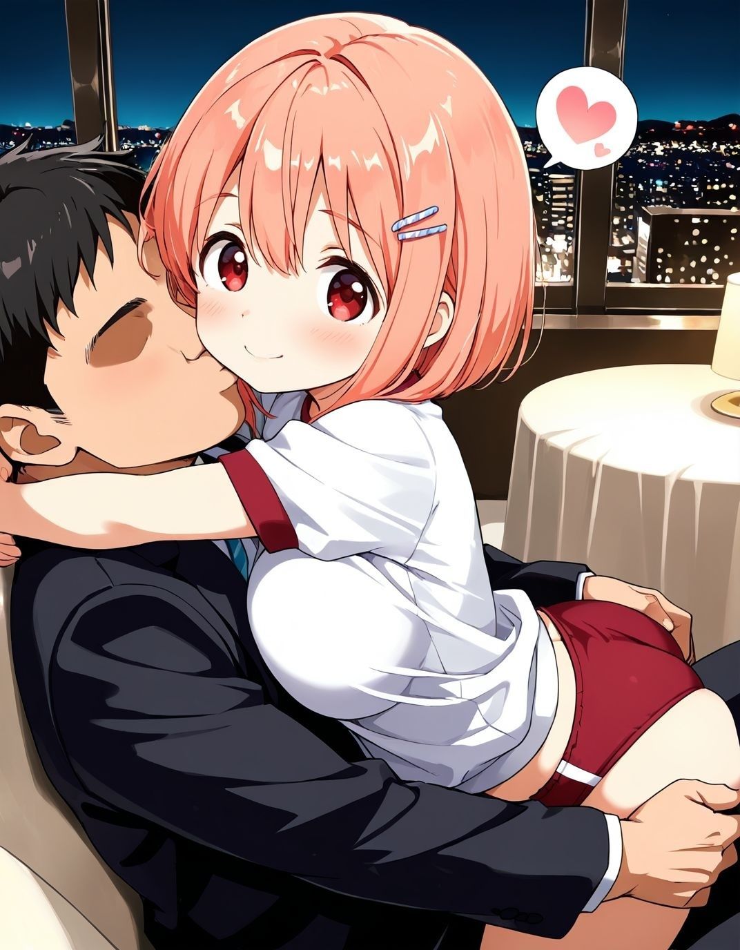 どこでもセックスするのが当たり前になっちゃった世界 赤ブルマ編 - サンプル画像 2