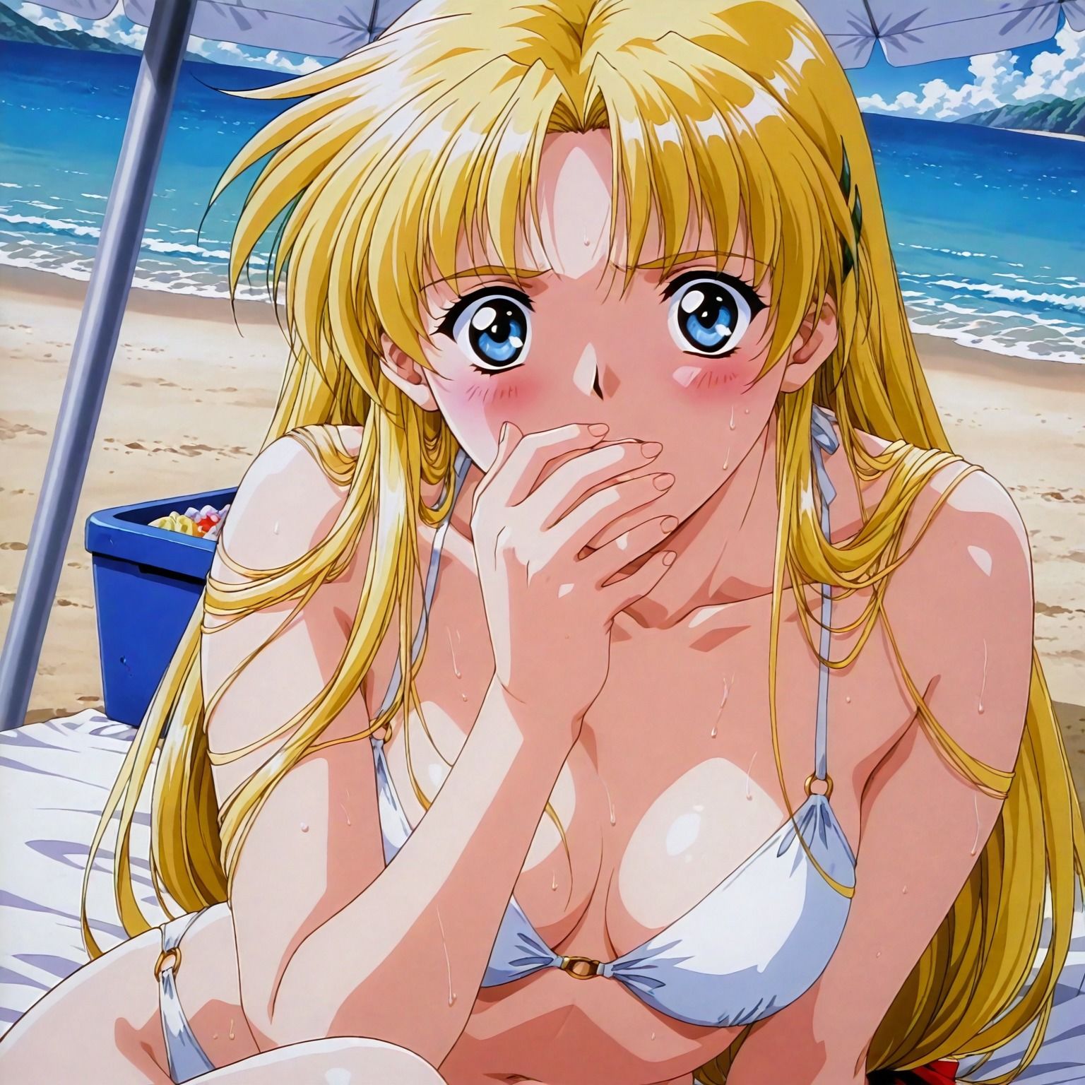 剣士シャ〇ンの休日イチャラブ海デート編 - サンプル画像 2