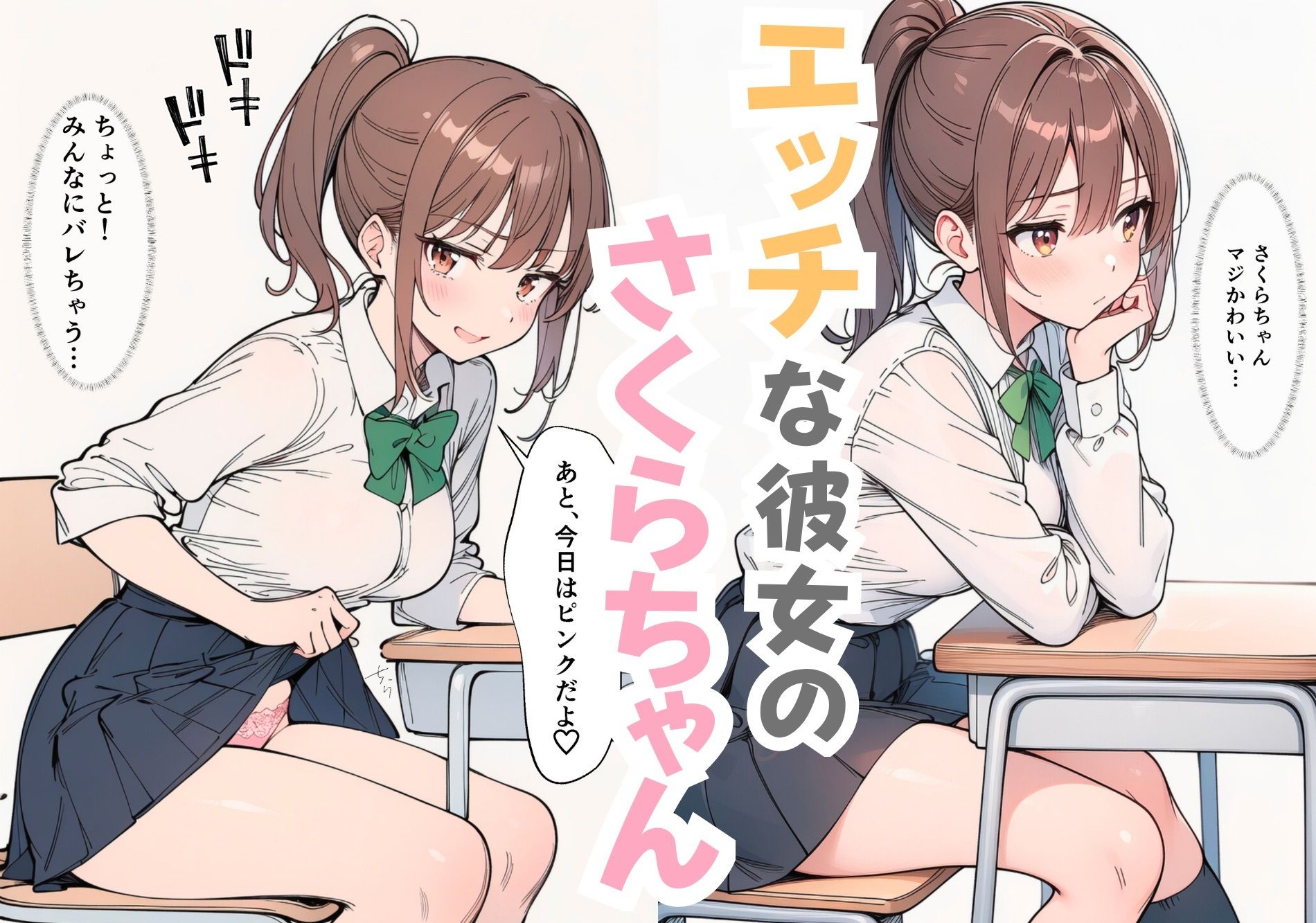 学校の中でエロい彼女と濃厚ラブラブHした話 - サンプル画像 1