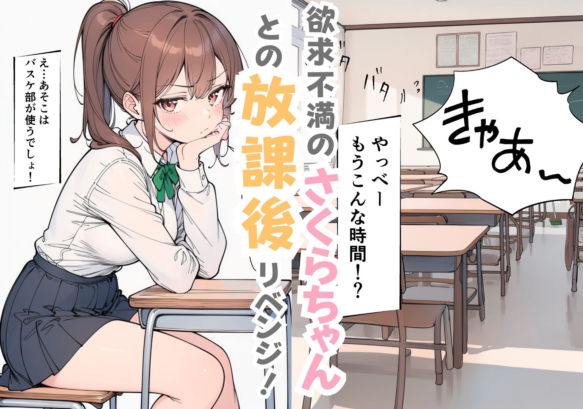 学校の中でエロい彼女と濃厚ラブラブHした話 - サンプル画像 4
