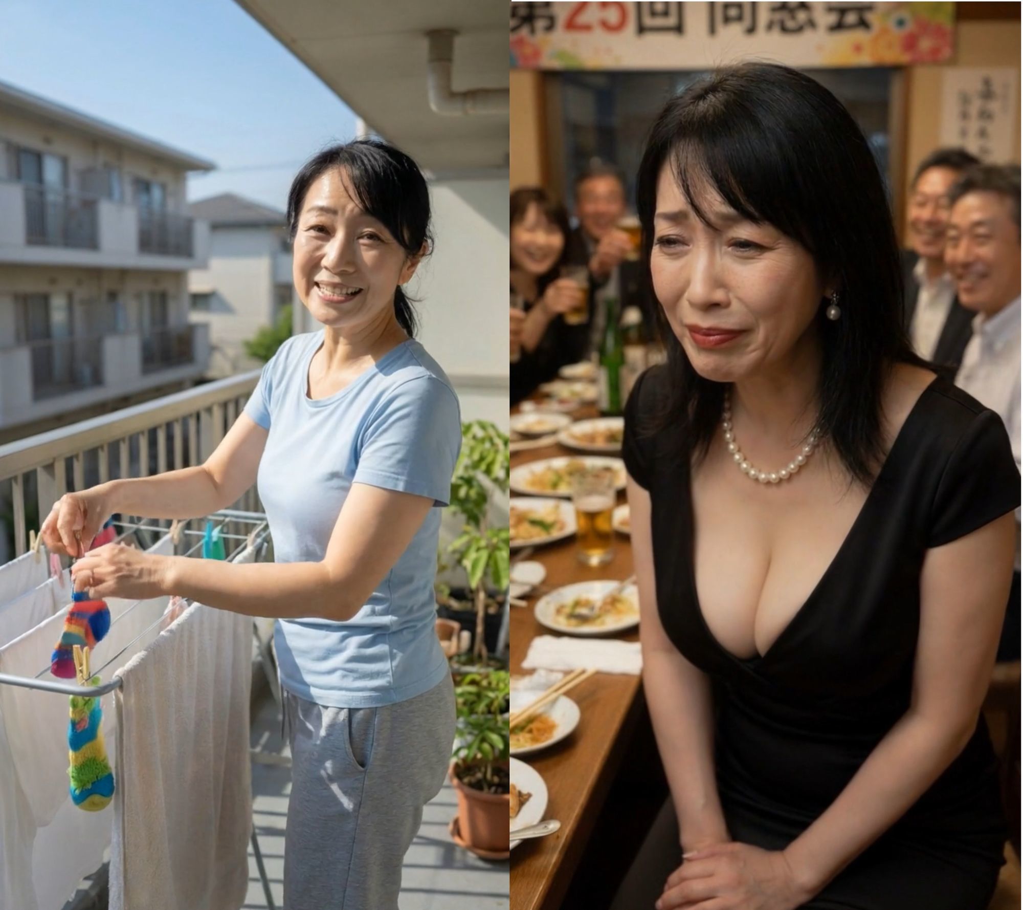 人妻 熟女 旦那より気持ちいい2 同窓会 寝取られ 不倫 禁断 母乳 奥様 団地妻 巨乳 新婚 三十路 三十代 四十代 五十代 新妻 初老 - サンプル画像 9