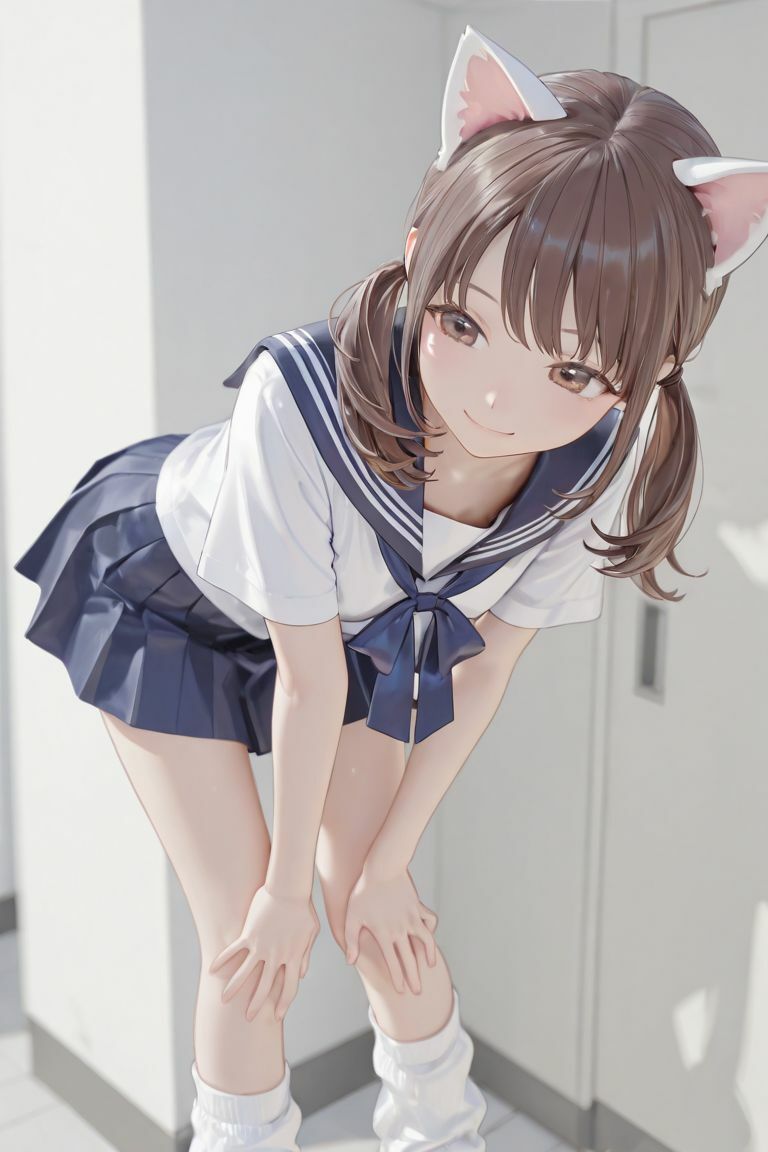 猫耳ルーズソックス - サンプル画像 4