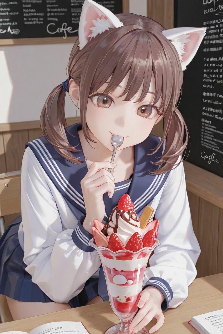 猫耳ルーズソックス - サンプル画像 6