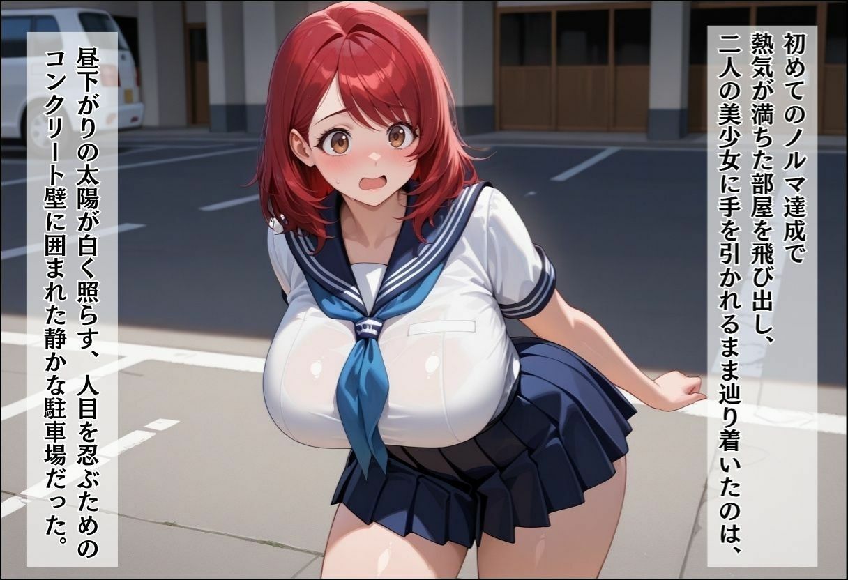 中出ししないと追い出される物件に引っ越した話〜メス堕ち種付け制服JKコンビ編〜 - サンプル画像 8