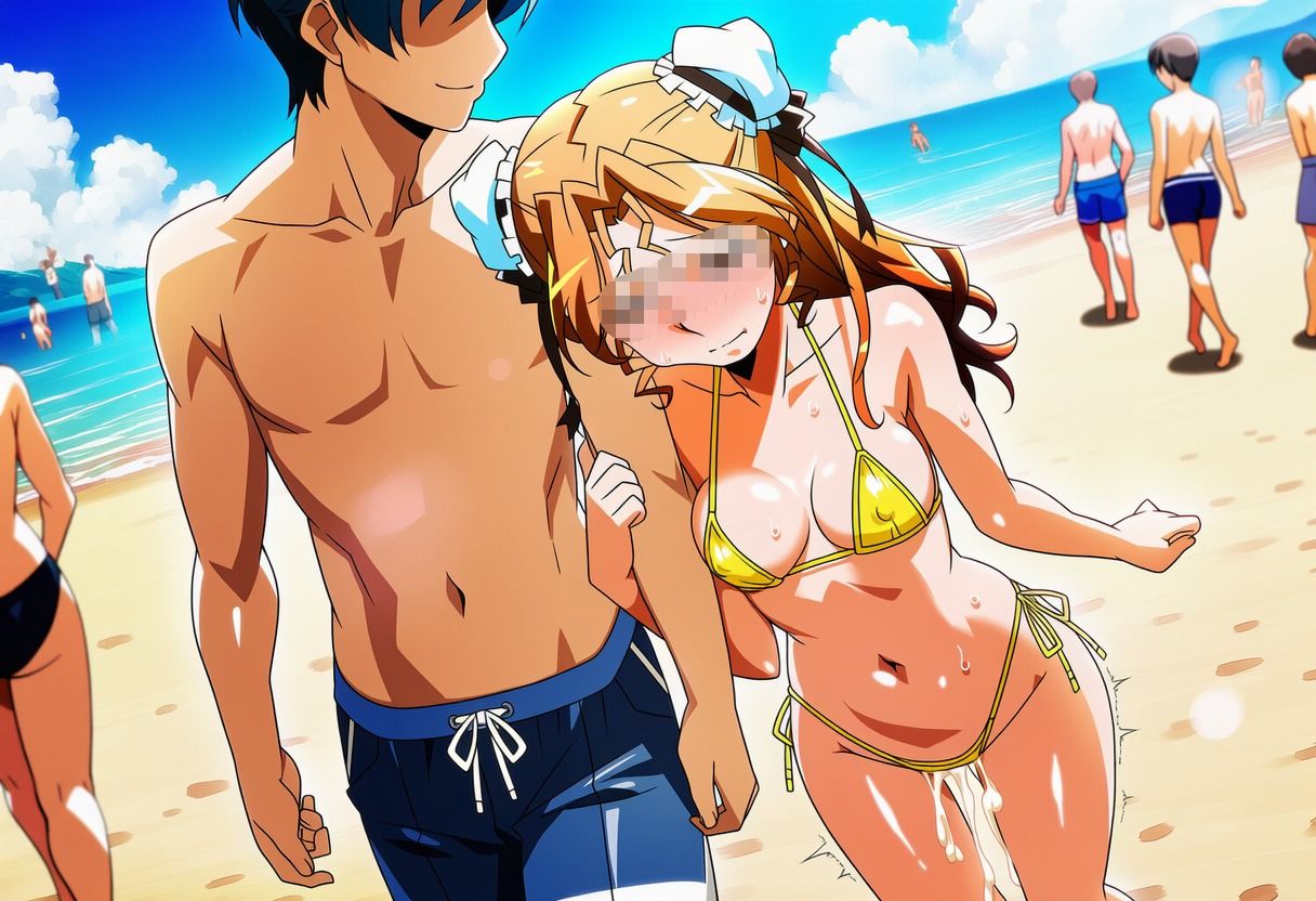 真夏のビーチで遊ぼう（早〇晶  お団子編） - サンプル画像 10