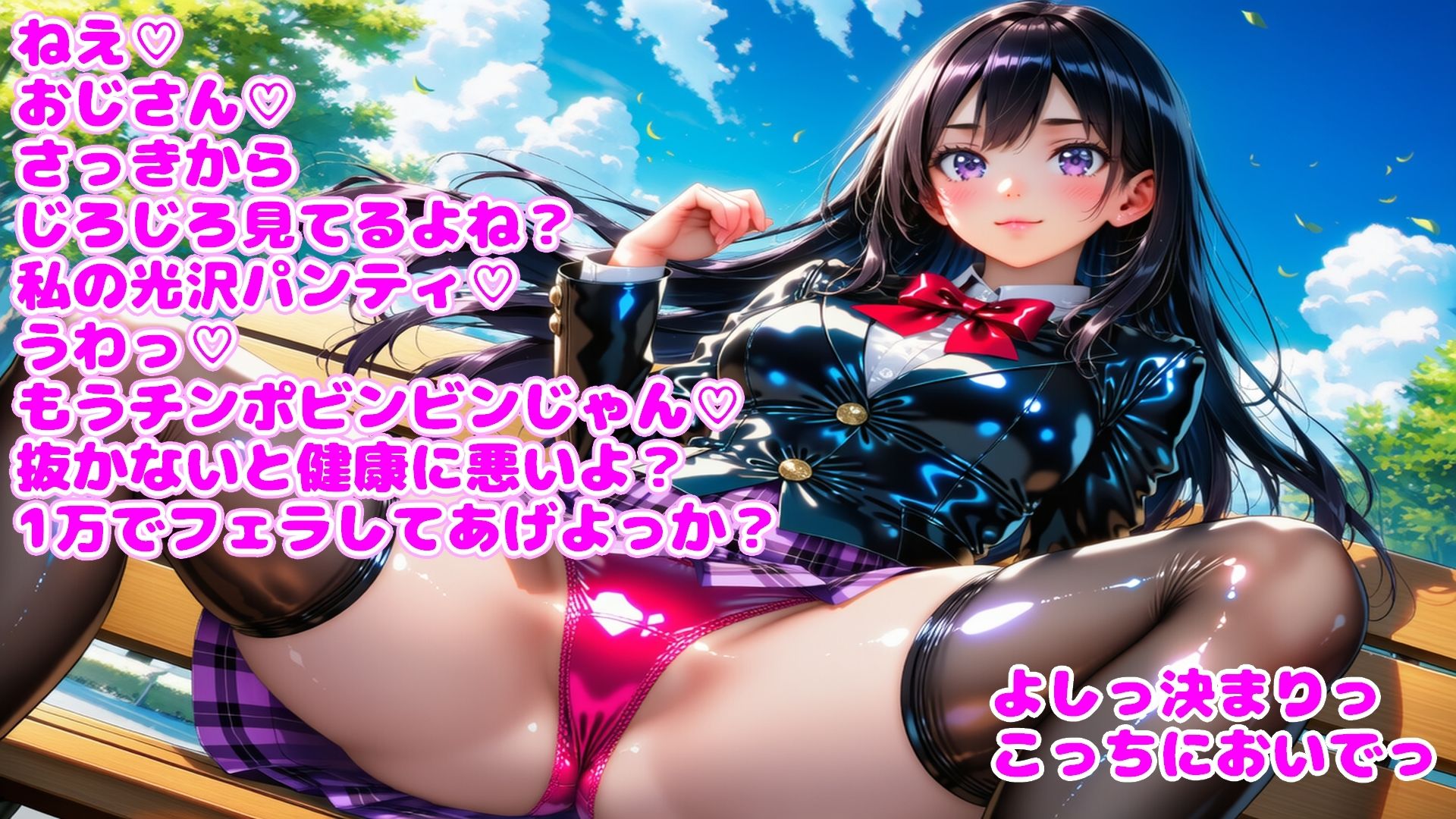 欲しがりビッチJKのおねだり援交 - サンプル画像 3