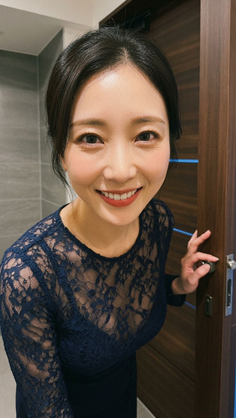 【Lumina Reijin】AI写真集 Vol.2 星川 里紗「主婦の秘密、淫らな配達」 - サンプル画像 7