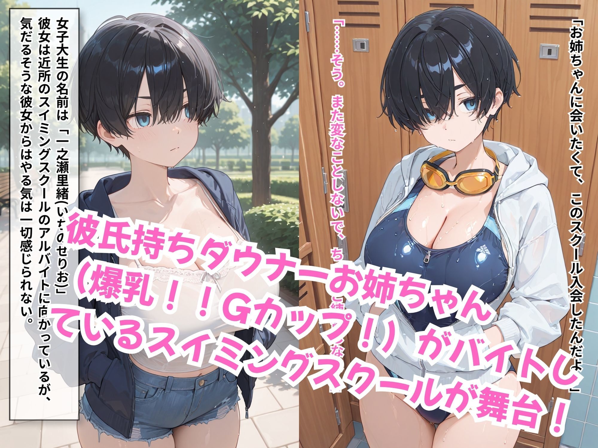 無抵抗なあの子はボクに寝取られる 水泳インストラクター編 - サンプル画像 1