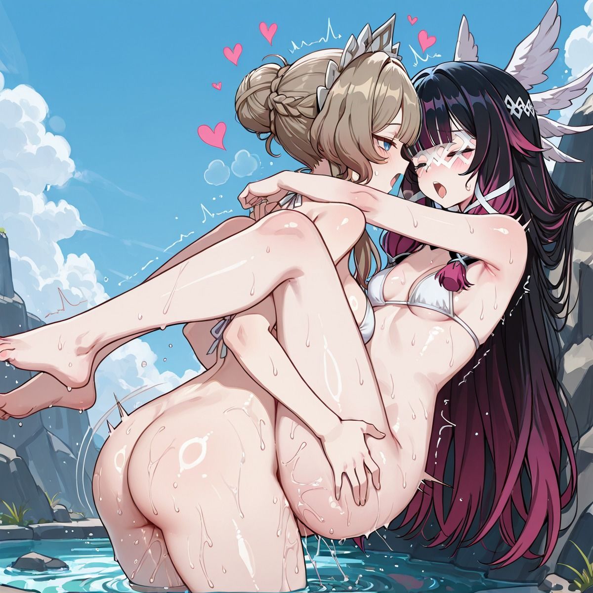 コロ〇ビーナ×サン〇ローネ ふたなり百合CG集3 - サンプル画像 5