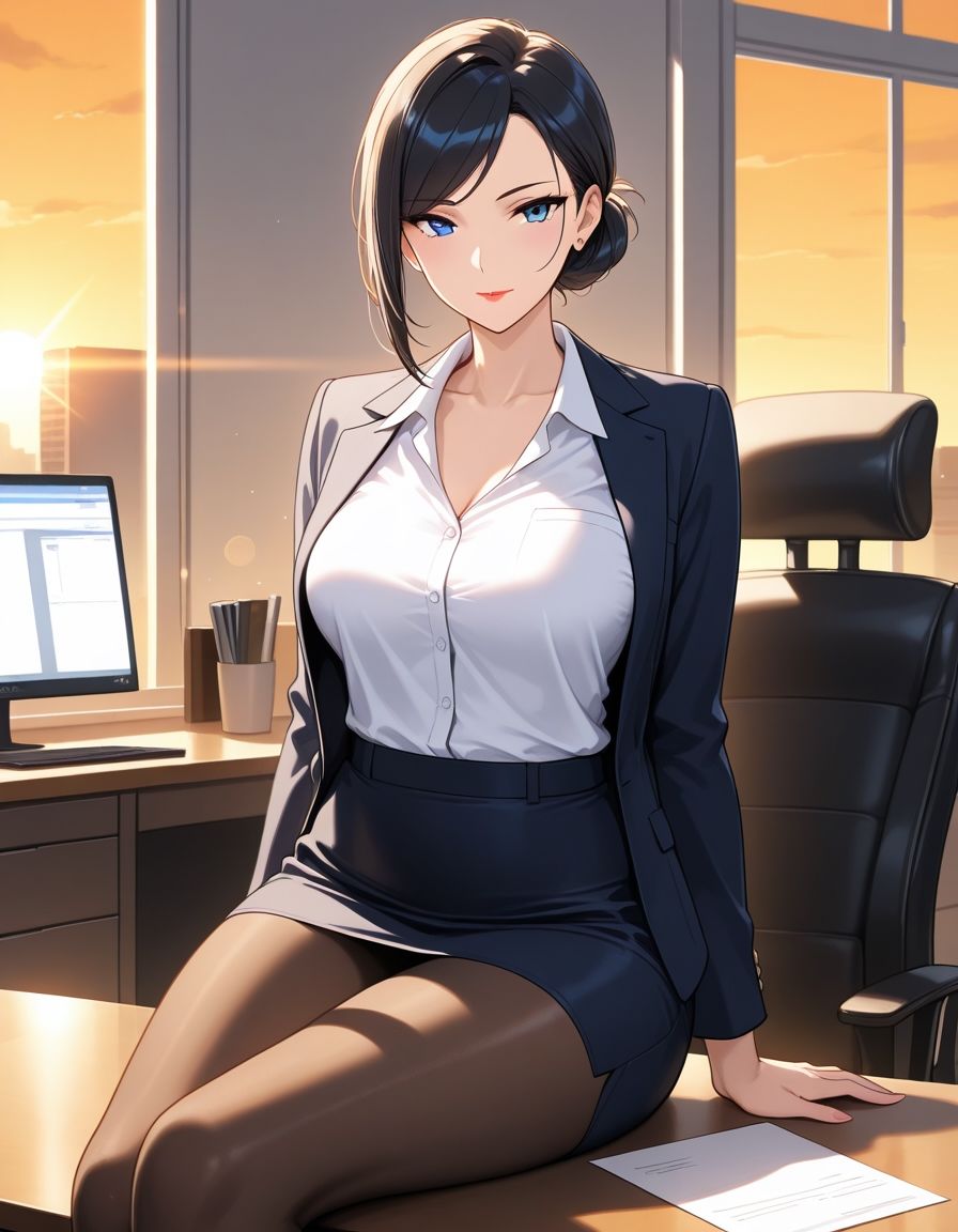 お堅いシゴデキ人妻OLがアへ顔でイキまくる - サンプル画像 2