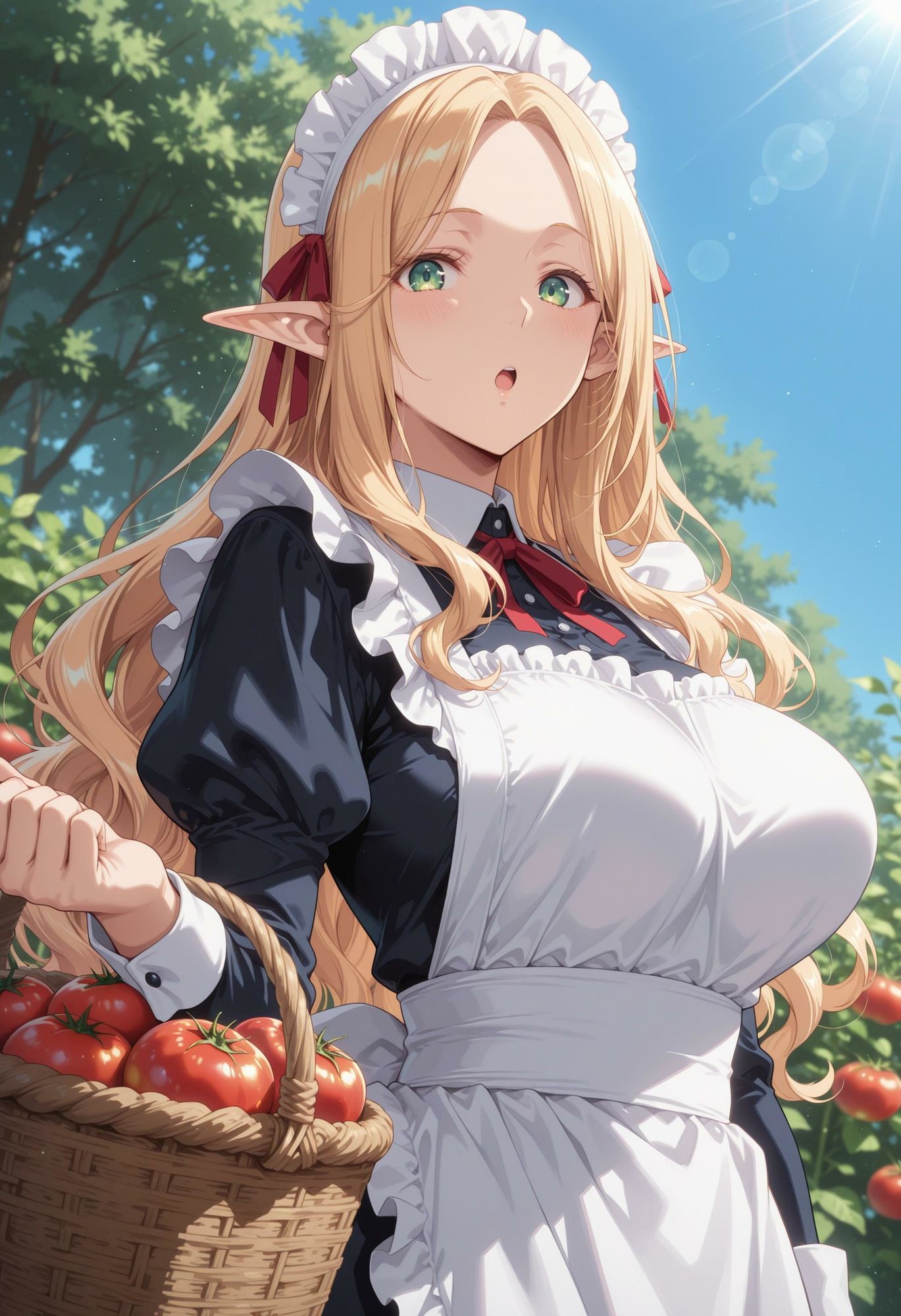 エルフのメイドさんの誘惑5 - サンプル画像 2