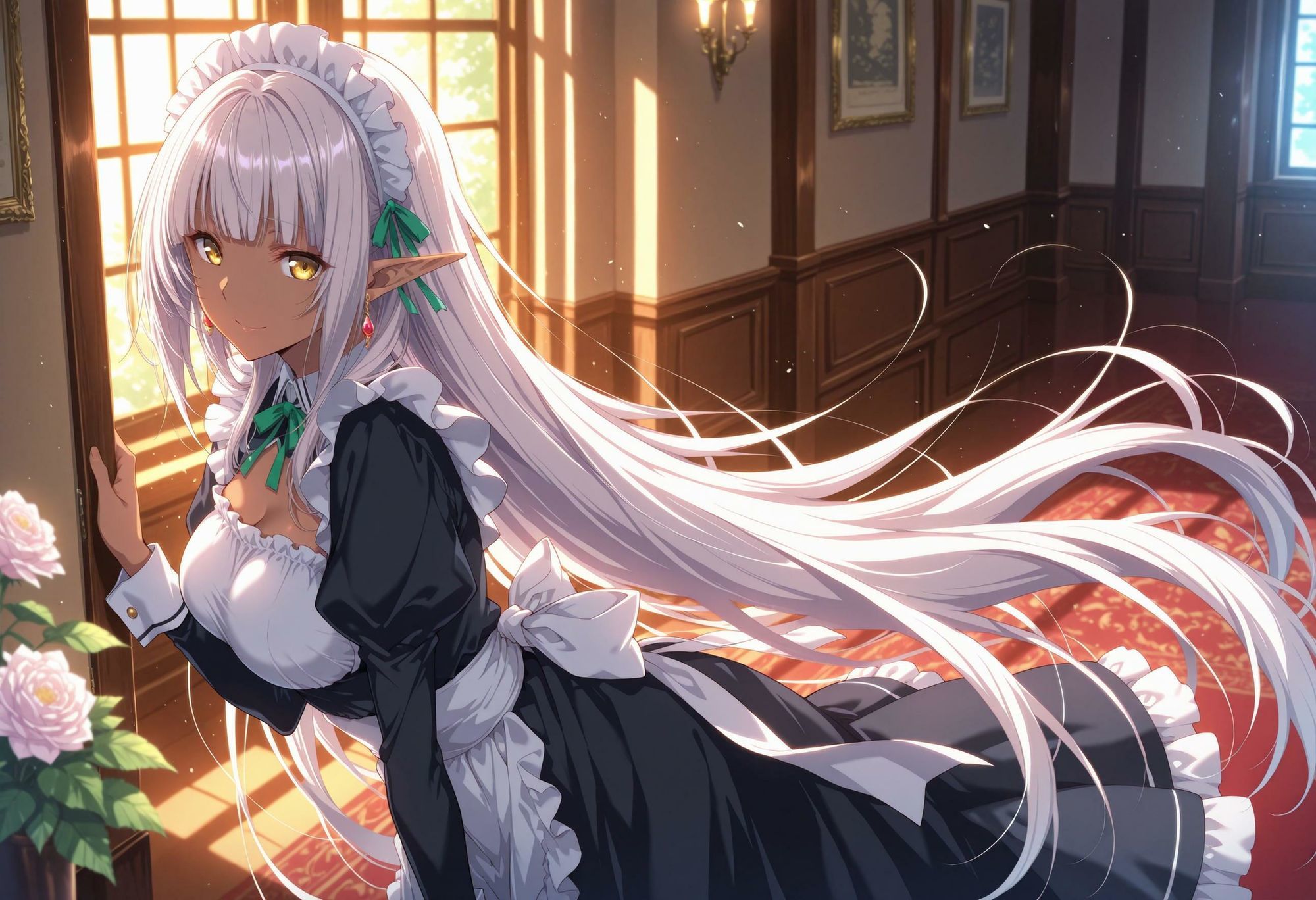 エルフのメイドさんの誘惑6 - サンプル画像 2