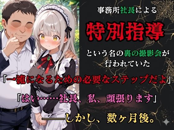 【裏流出ファイル】コスプレ事務所社長による所属モデルへの特別指導（銀髪メイド編） - サンプル画像 2