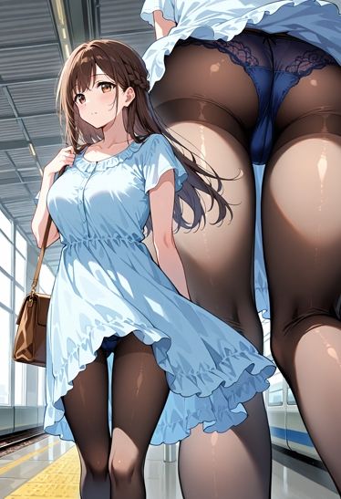 【500枚】今日のパンティーチェック！SP10 - サンプル画像 1