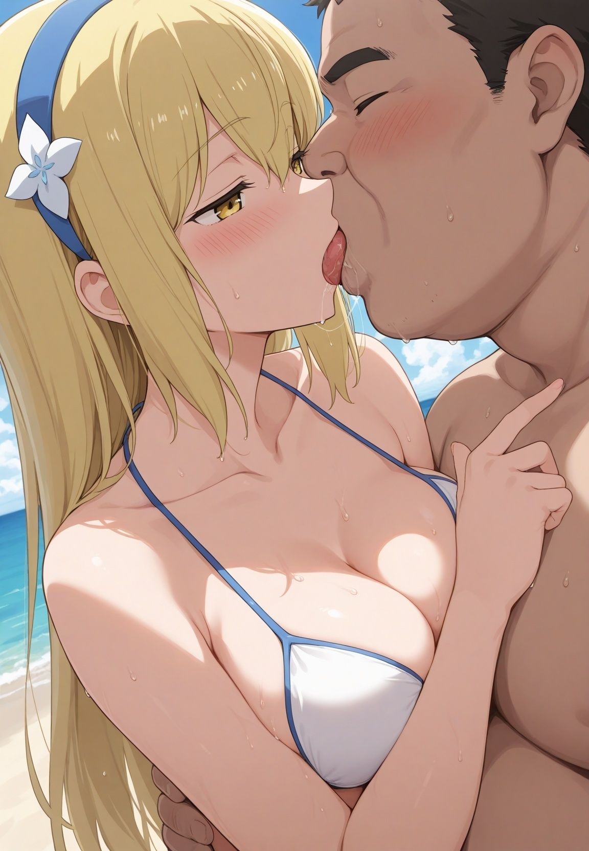 やだぁぁ…！！ 見られてるのにイッちゃう…！！ 俺の彼女は露出狂 ダ〇まち - サンプル画像 6
