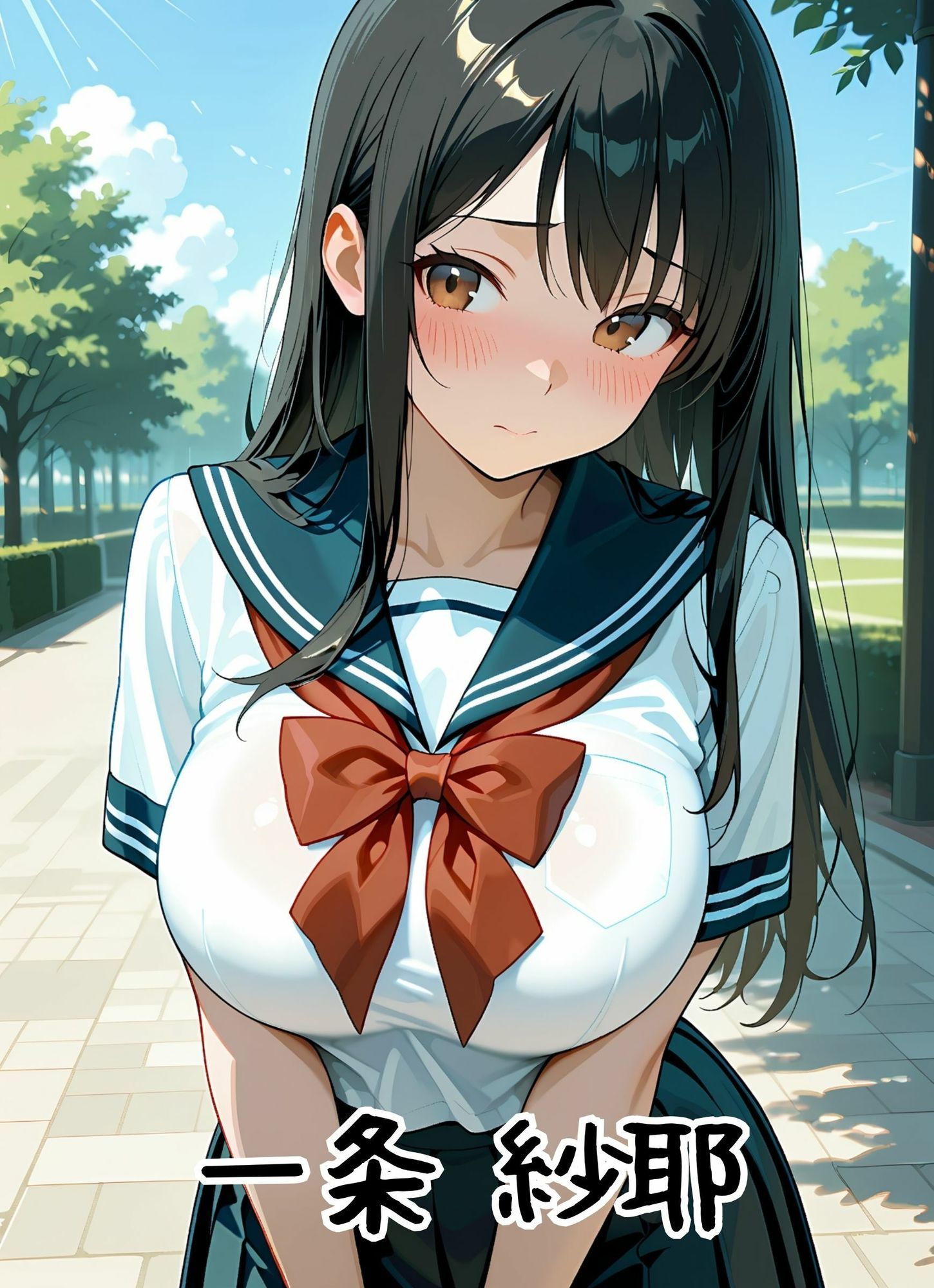 セーラー服とブラジャー＆パンティー2 - サンプル画像 4