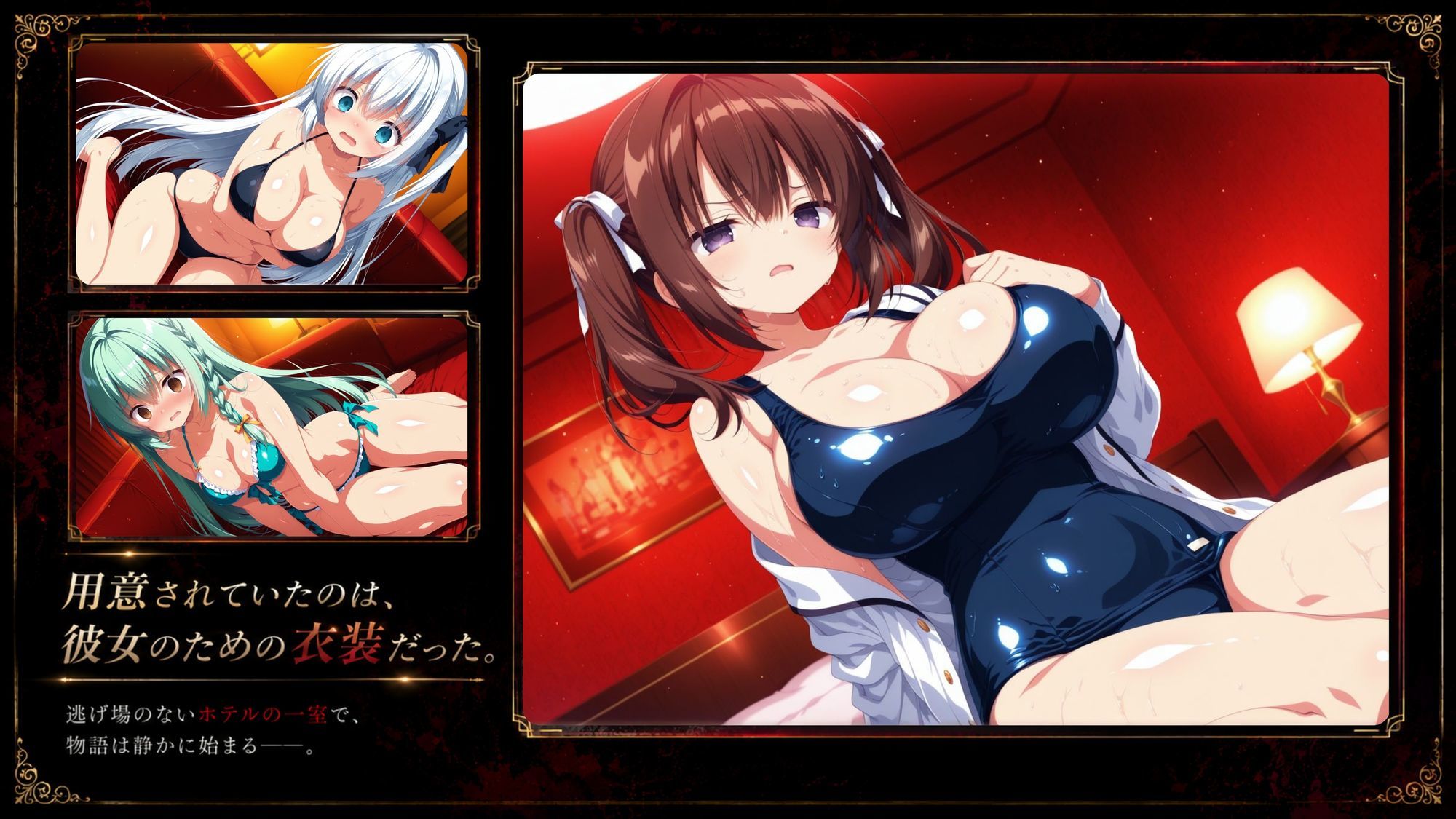 『ハメられた彼女たちの密室』 〜水着編〜 file.1 - サンプル画像 2