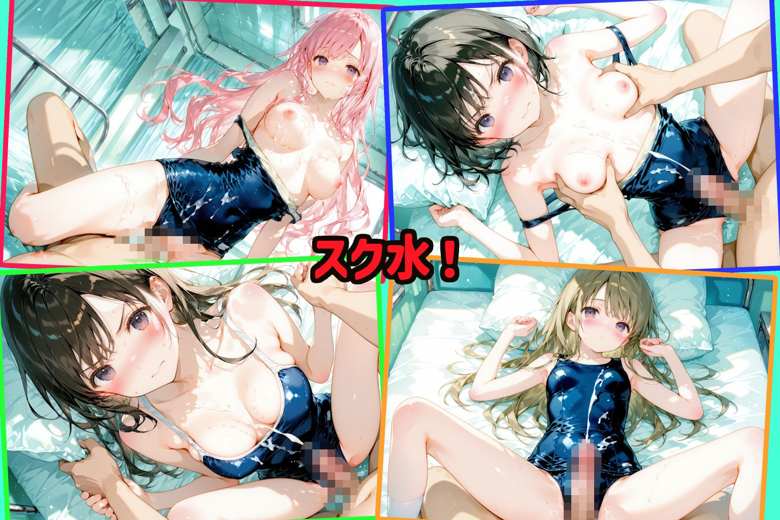 着衣H、ぶっかけイラスト集 - サンプル画像 8
