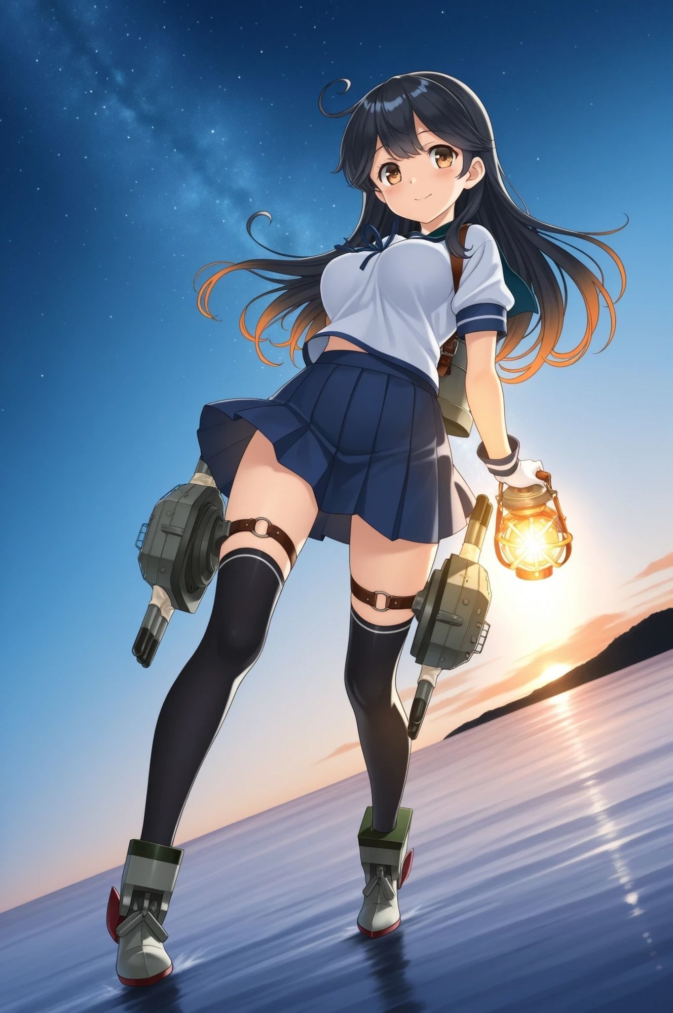 虹かけ誌 艦隊これくしょん  イラスト集30 潮 - サンプル画像 2