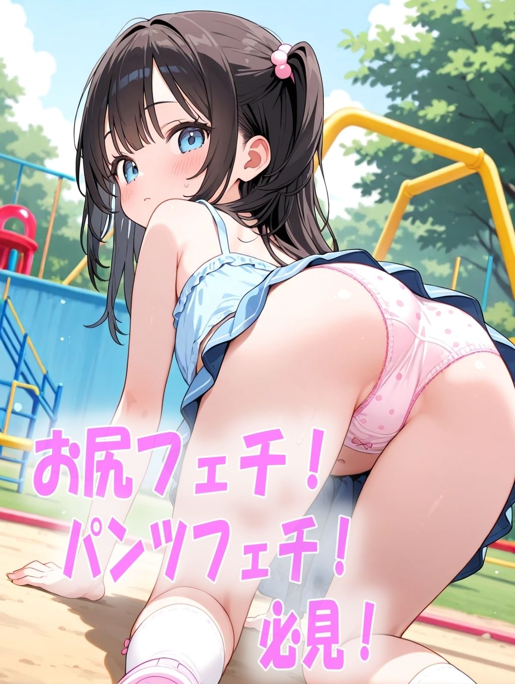 公園でメス〇キを観察してたらパラダイスだったイラスト300枚 - サンプル画像 2