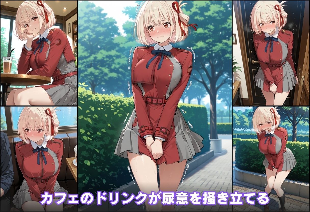 尿意の限界 リコリコおもらし 錦木千束 - サンプル画像 5